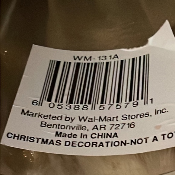 Christmas tree topper, angel with wings, holiday decor 13 x 10 - Picture 6 of 9